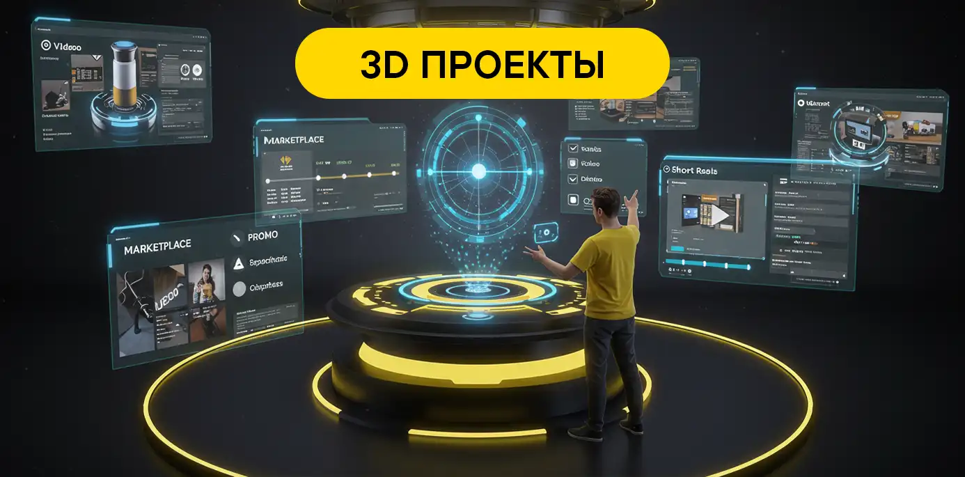 Продуктовые 3D-ролики